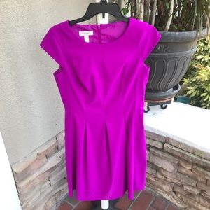 Dress Barn A-Line Magenta Purple MIDI Dress
